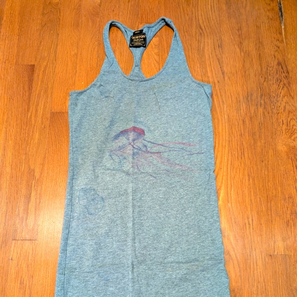 Burton Gray Fitted Tank Dress 👗 Jellyfish 🪼 Pastel